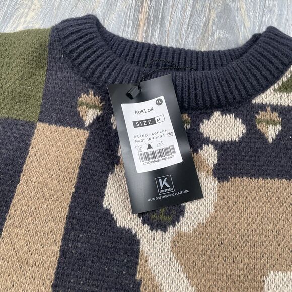 Aoklok Grandpa Animal Sweater - Picture 2 of 3